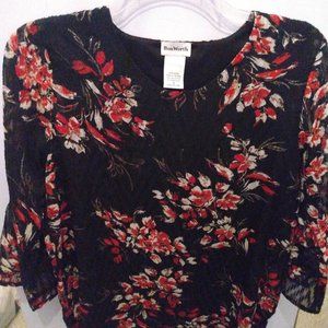 Rose print shirt